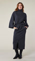 Femmes du Sud charmaine skirt wool jersey anthracite